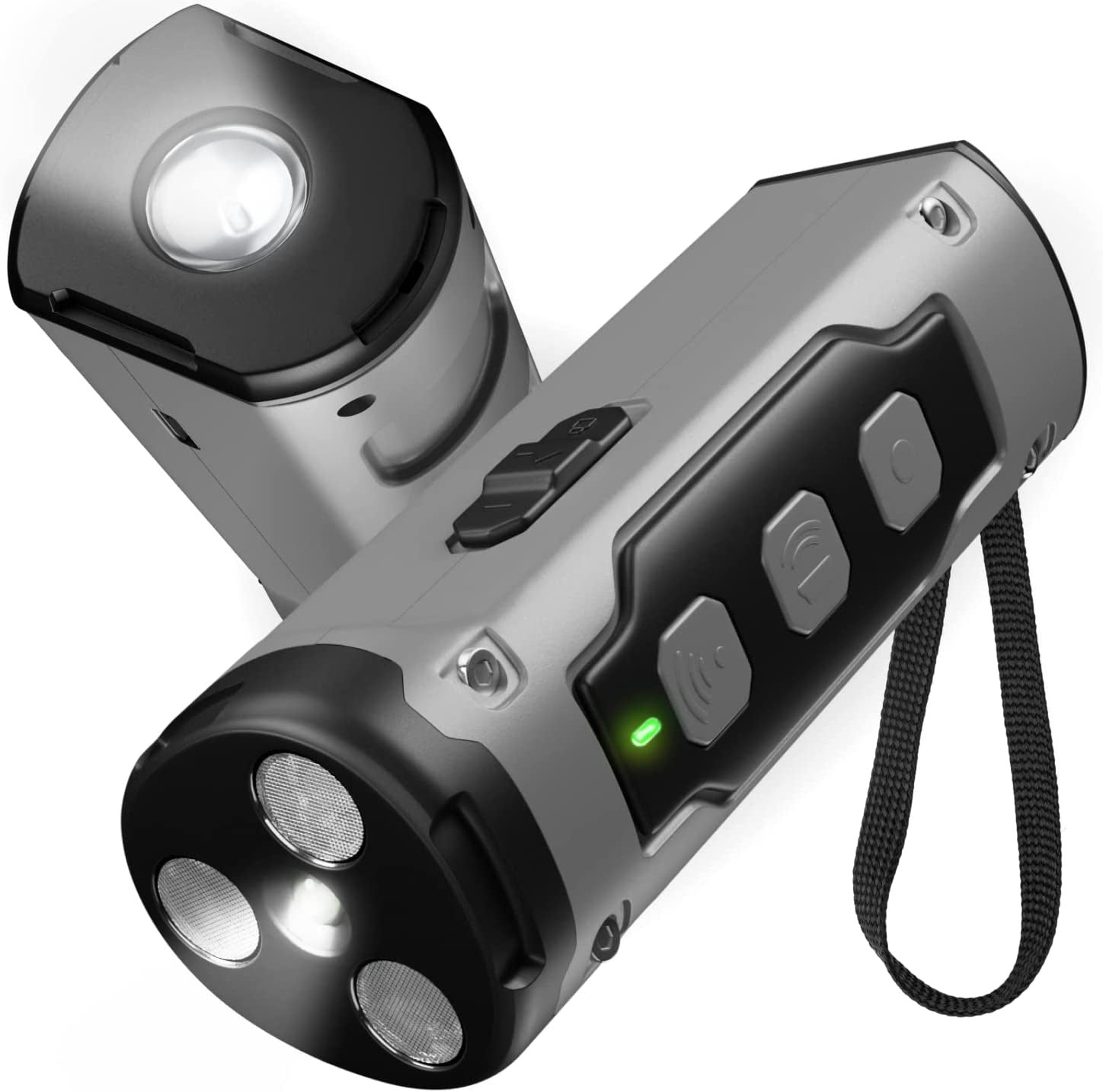 Ultrasonic Dog Repeller with Flashlight Feature